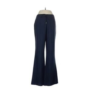 Ralph Lauren Collection Purple Label Silk Flares High Rise Navy Pants 8